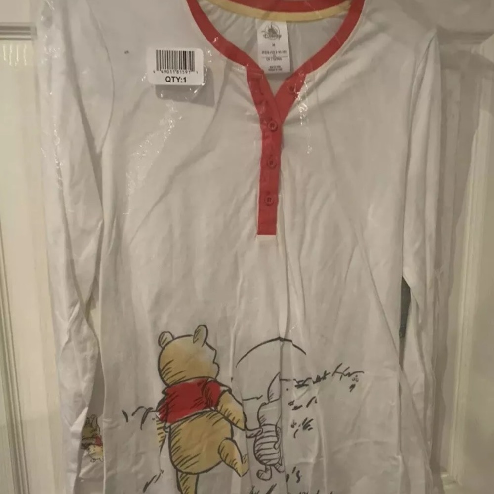 COPY - Womens Disney Winnie Pooh Pj Set Large